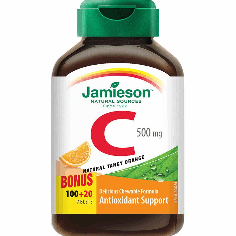 Jamieson健美生天然维生素C咀嚼片