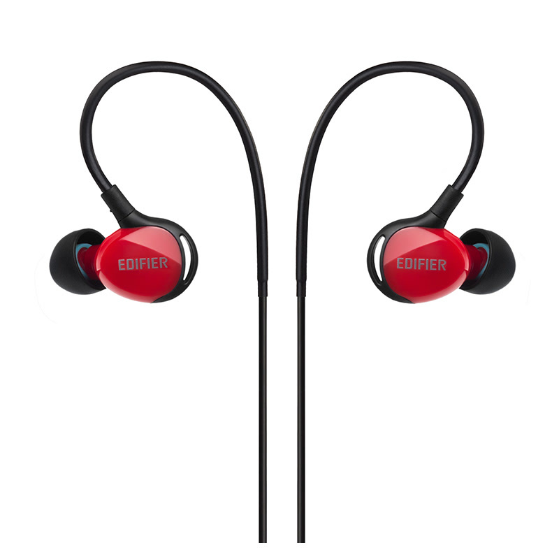 Edifier/漫步者 H281PS运动耳机入耳式跑步重低音挂耳式线控耳塞