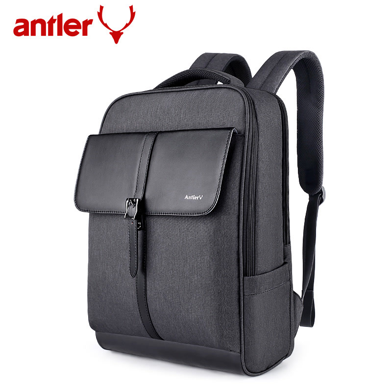 antler/安特丽新款都市精英男士双肩背包商务休闲旅行书包电脑包