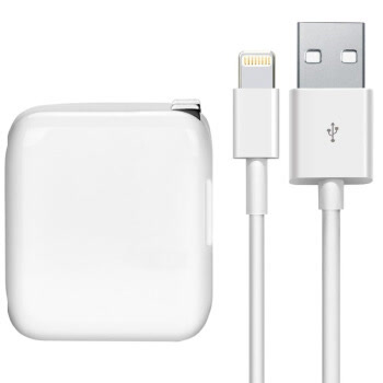Capshi 苹果7/6/5s数据线 USB充电套装 1米充电线+1A手机充电器 支持iphone5/6s/7 Plus/SE/ipad air mini