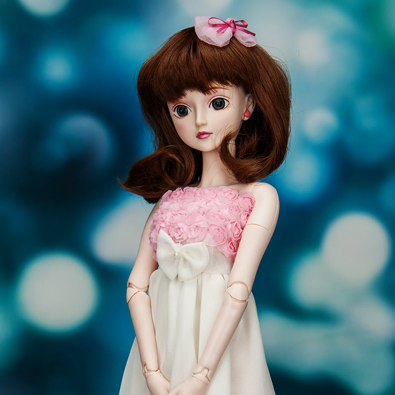 正品叶罗丽娃娃公主系列简单爱60cm可自由化妆改装夜萝莉女孩玩具