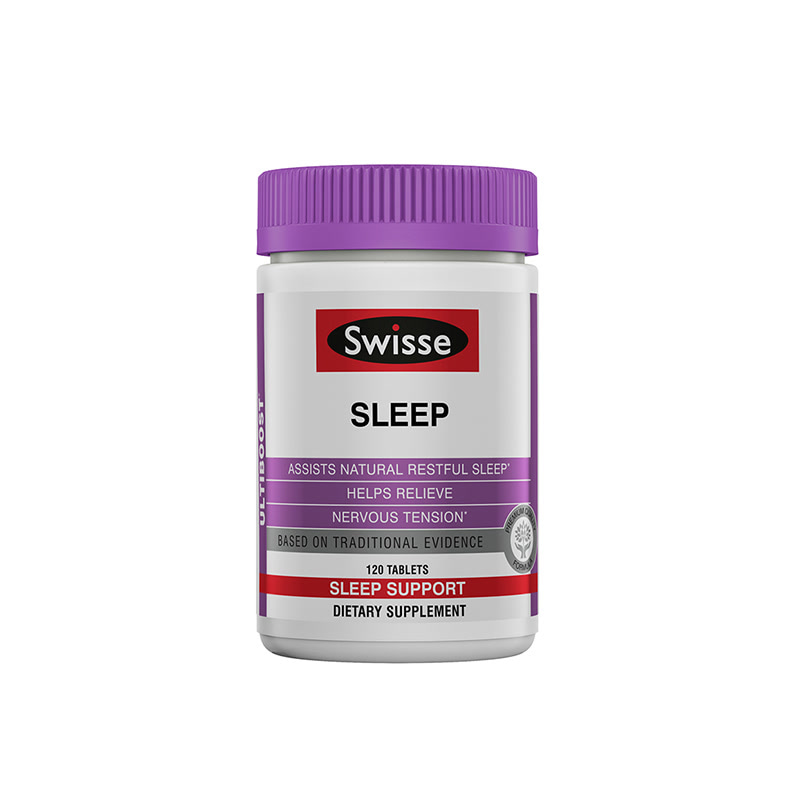 益生康健 美国直邮 swisse sleep睡眠片 改善睡眠缓解压力120粒
