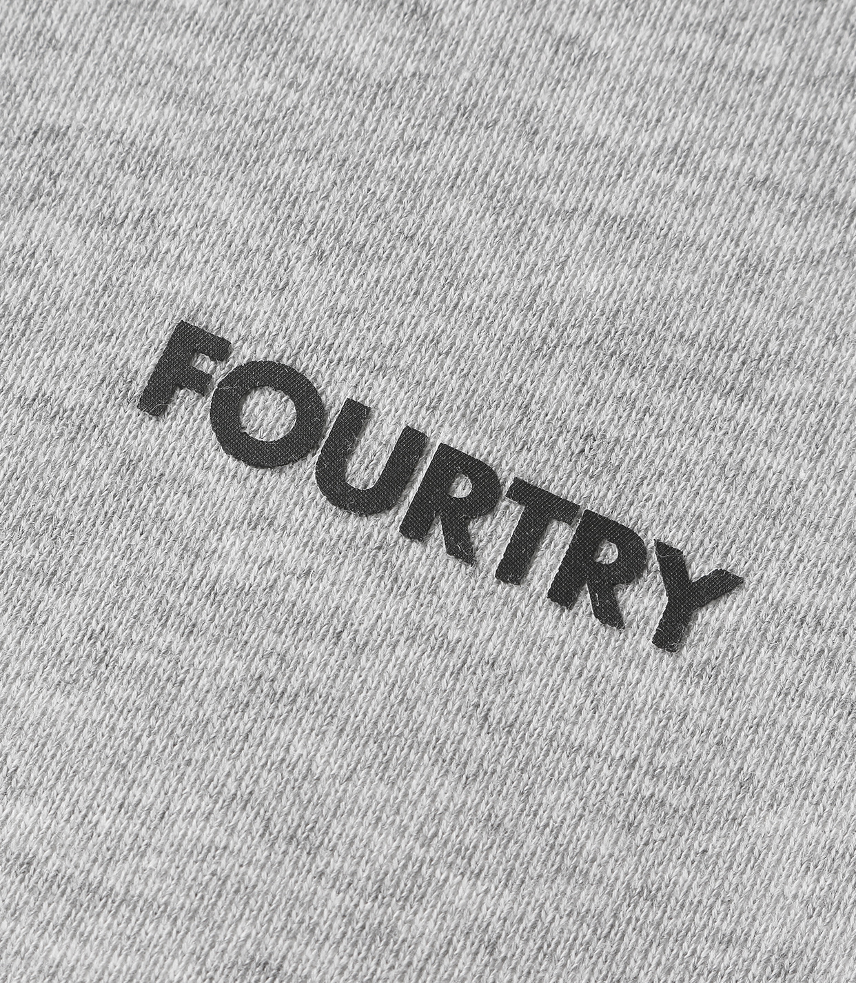 FOURTRY店款 logo款高腰圆领卫衣 灰色