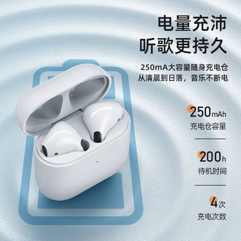 华强北新款迷你Pro4代真无线蓝牙耳机5.0智能降噪定位